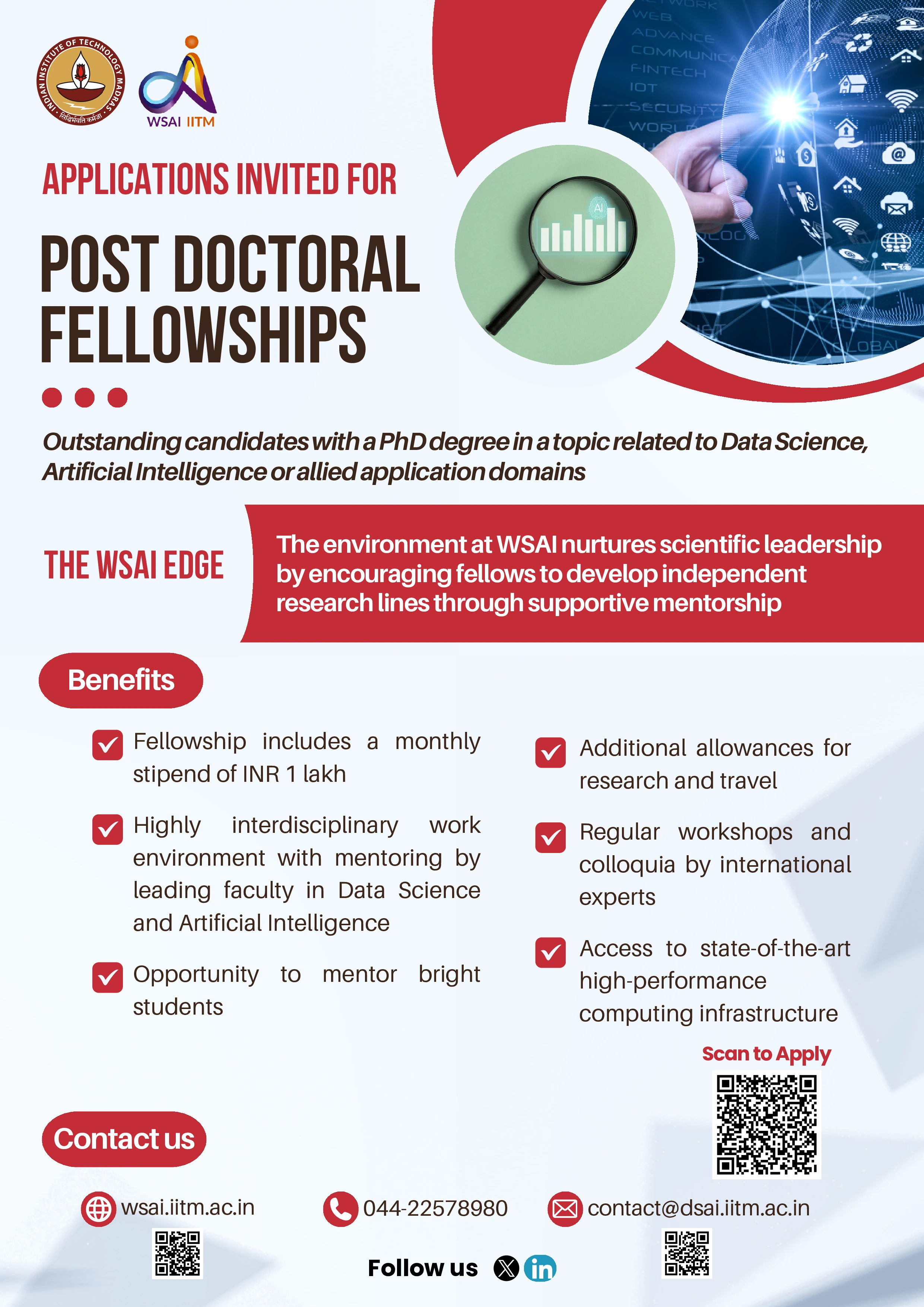 Post Doctoral Fellowships 2026 poster